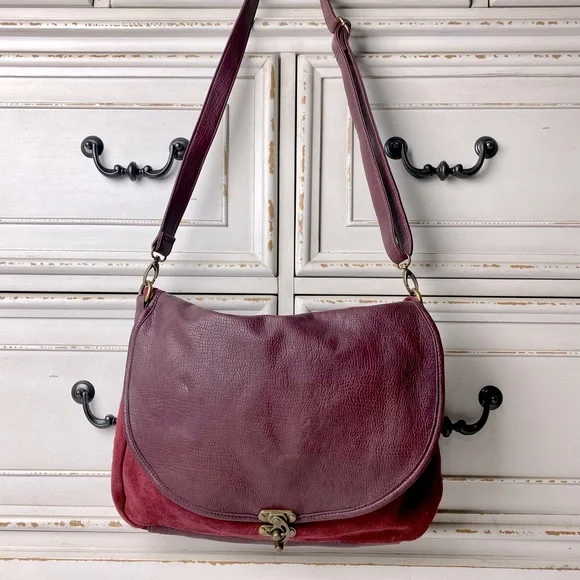 Target Bags Limited Edition Suede Saddle Bag Poshmark